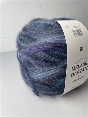 Creative melange garzato aran wonderball - i smukke blå nuancer